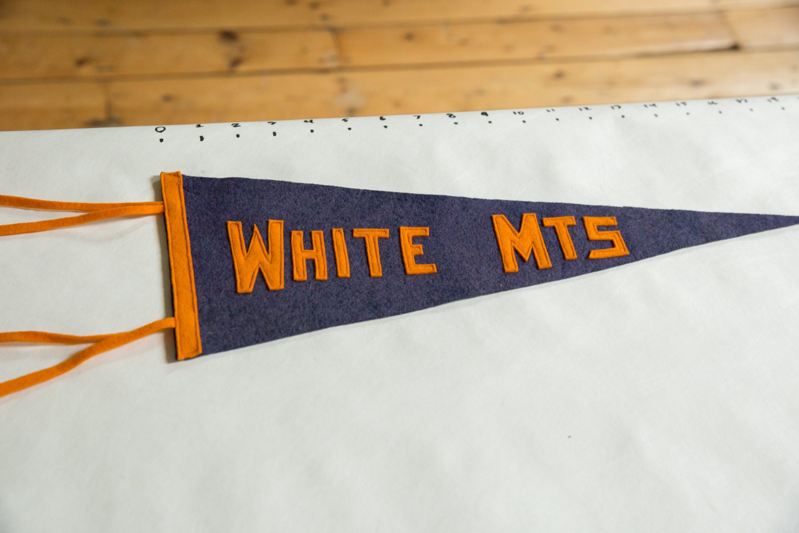 White Mts. Felt Flag