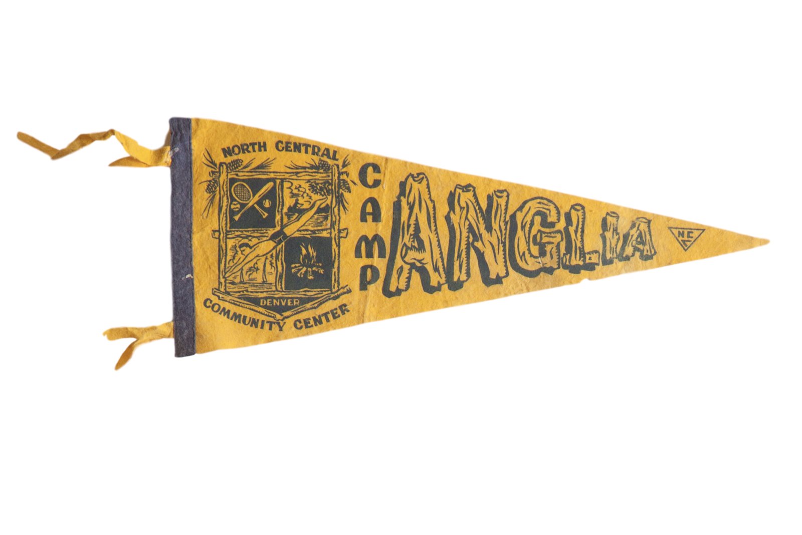 FANION FOOTBALL ancien vintage WIMPEL PENNANT - AJAX FANION FOOTBALL ancien vintage WIMPEL PENNANT - AJAX