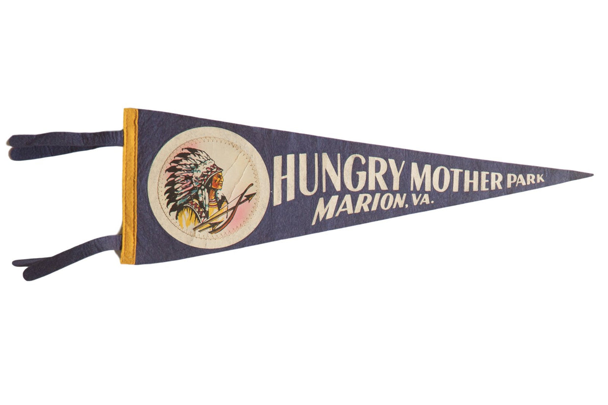 Hungry Mother Park Marion, VA. Felt Flag