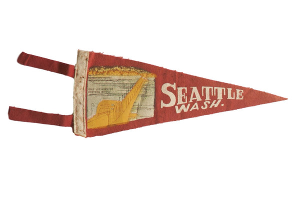 Seattle Wash. Felt Flag