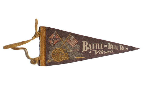 Battle of Bull Run Virginia Felt Flag