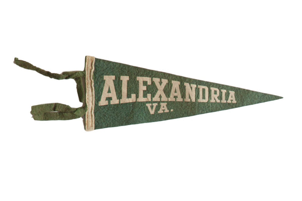 Alexandria VA. Felt Flag