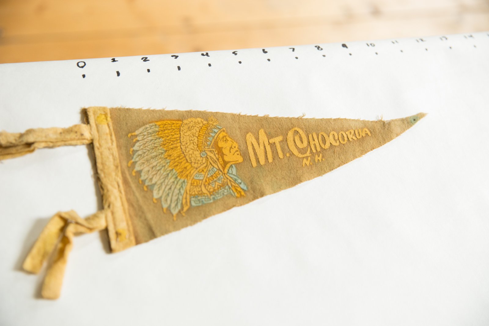 Mt. Chocorua N.H. Felt Flag