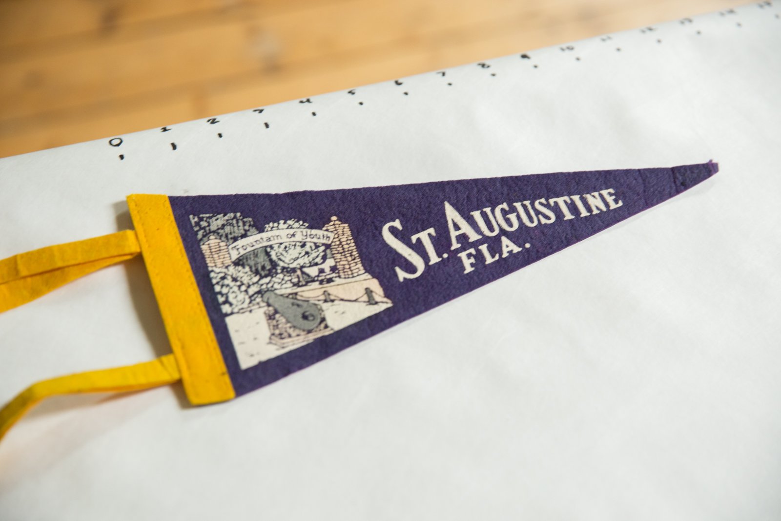 St Augustine FLA. Felt Flag