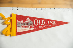 Old Jail St. Augustine, FLA. Felt Flag