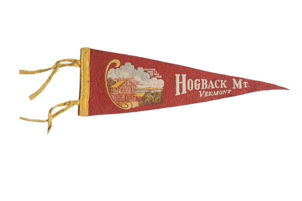 Hogback MT. Vermont Felt Flag