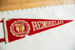Rensselaer (Rensselaer Polytechnic Institute 1824) Felt Flag