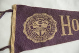 Holy Cross felt pennant featuring beige 