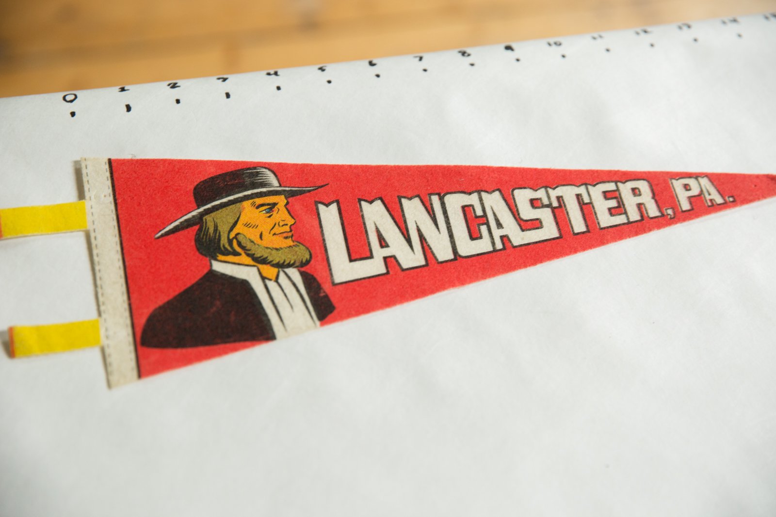Lancaster, P.A. Felt Flag