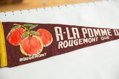 A-La Pomme O'Or Rougemont Que (Rougemont) Felt Flag
