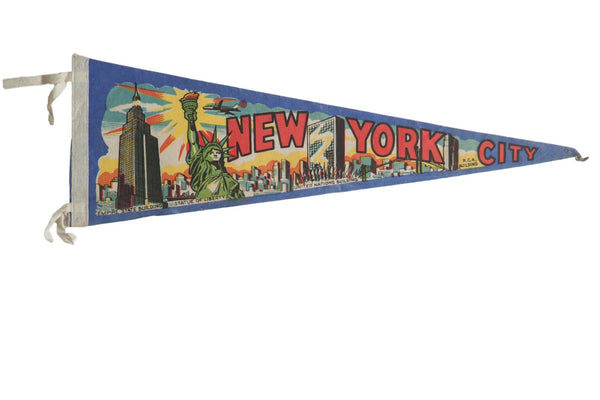 New York City (United Nations Building) Felt Flag