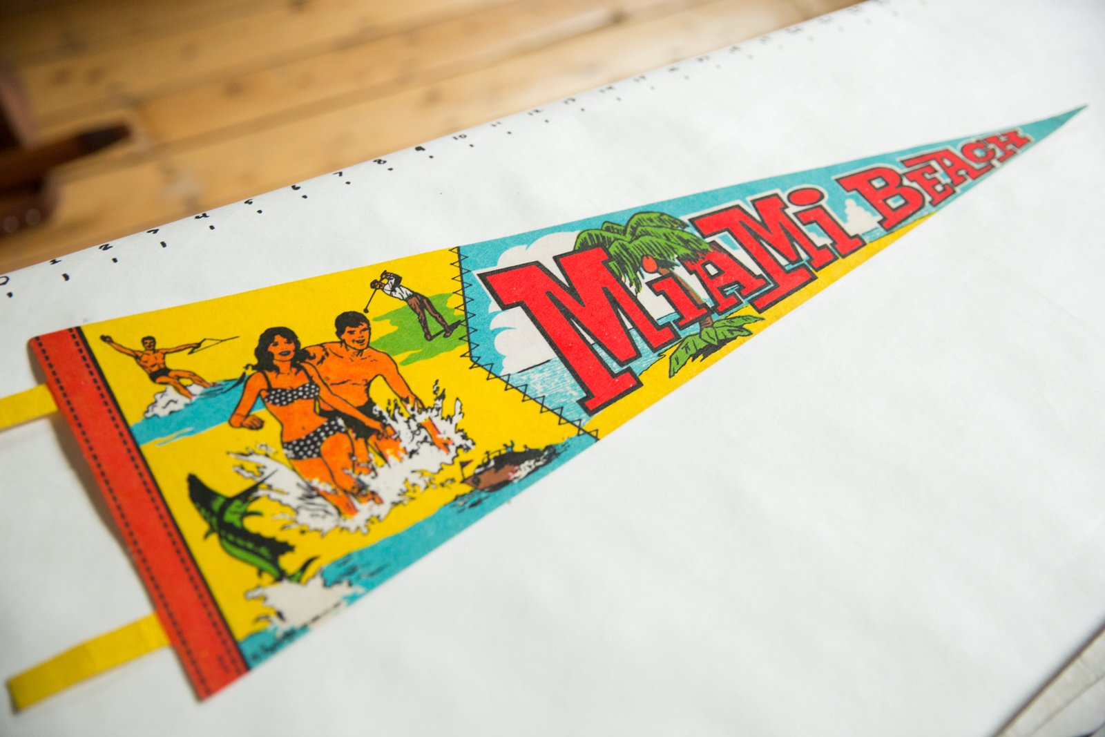 Miami Beach Felt Flag