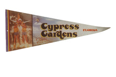 Cypress Gardens Florida Felt Flag