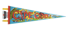 Vintage Cape Cod Felt Flag Pennant