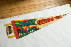 Battleship Cove Fall River, Mass. Felt Flag