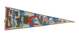 Vintage South Carolina felt pennant with colorful South of the Border graphics, 9x26 inches.