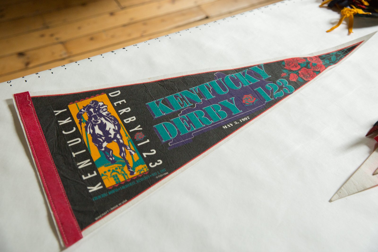 Kentucky Derby 123 May 3, 1997 Felt Flag