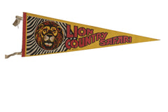 Lion Country Safari Felt Flag