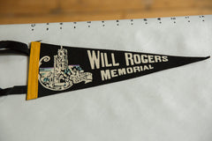 Will Rogers Memorial (Will Rogers Shrine) Felt Flag
