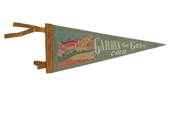 Garden of the Gods Colo. Felt Flag