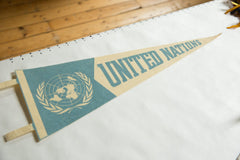 United Nations Felt Flag