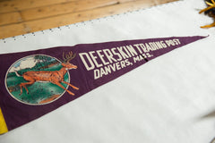 Deerskin Trading Post Danvers, Mass. Felt Flag