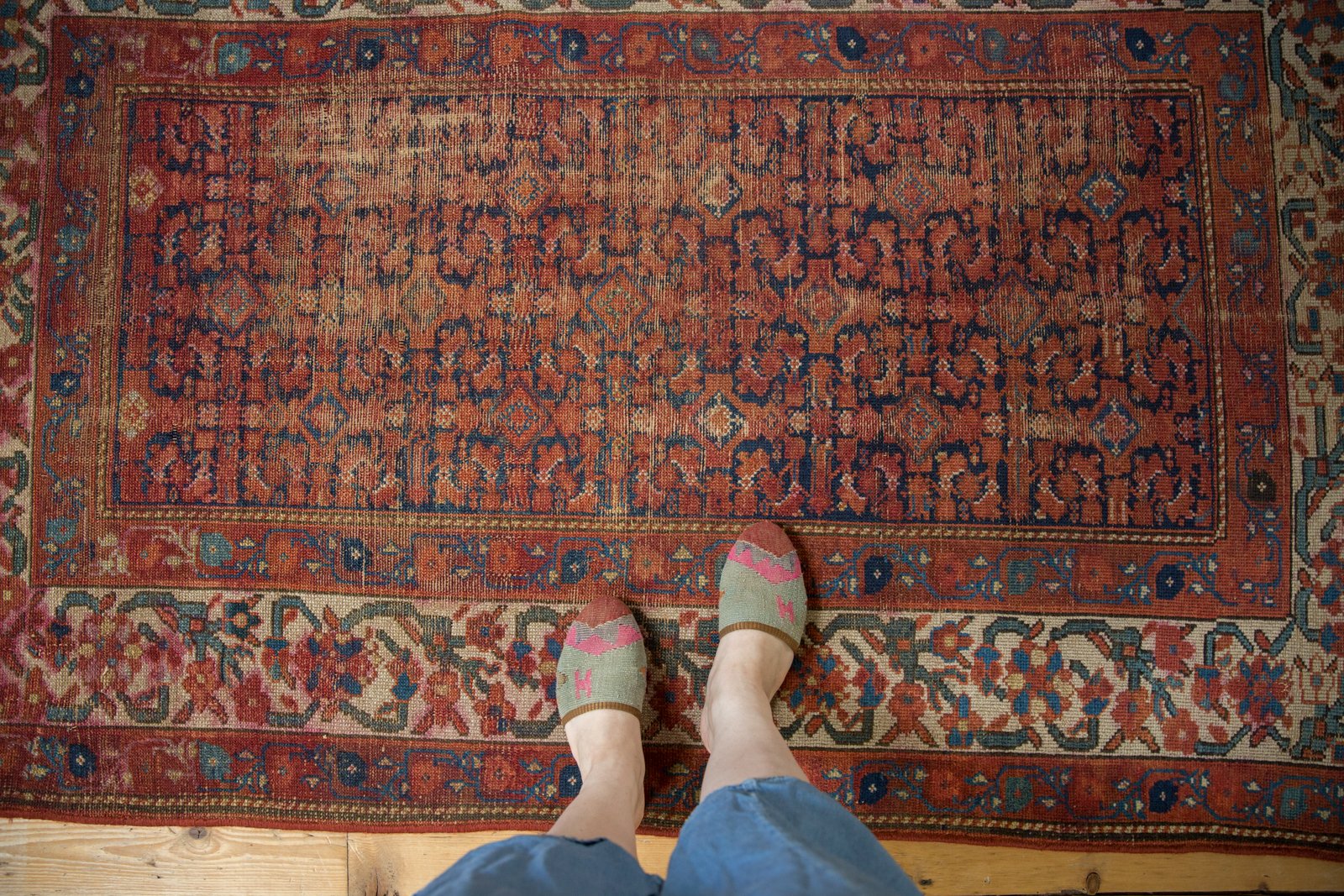  Vintage Malayer Rug / Item 5904 image 2