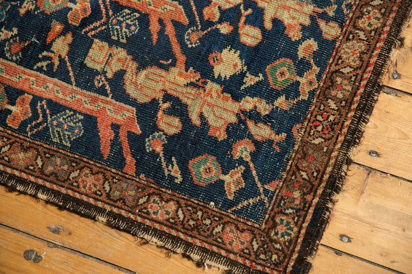 2.5x4.5 Antique Fragment Fereghan Rug // ONH Item 5907 Image 5