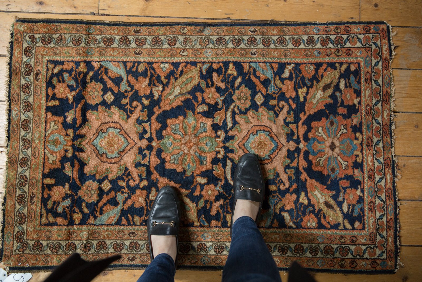 2.5x4 Vintage Hamadan Rug // ONH Item 5911 Image 1