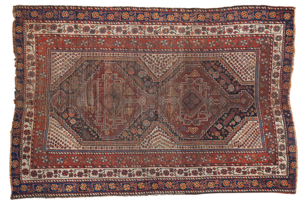 4.5x7 Antique Qashqai Rug // ONH Item 5914