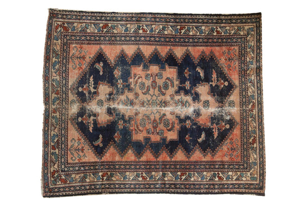 4'11" x 5'9" Vintage Malayer Square Rug / Item 5915 image 1