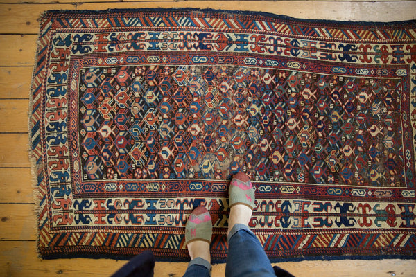 3x5.5 Antique Caucasian Rug // ONH Item 5917 Image 1