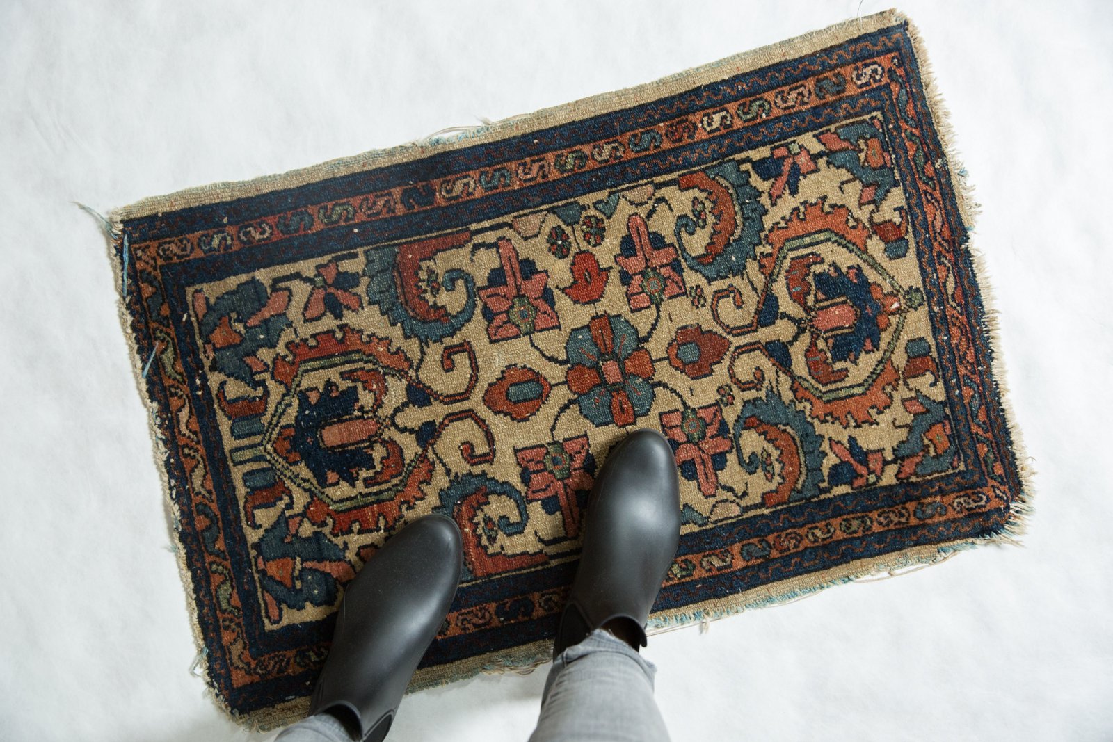 2x3 Antique Fine Borchalou Rug Mat // ONH Item 5924 Image 1