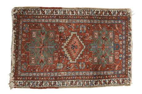 2'4" x 3'5" Vintage Karaja Rug / Item 5925 image 1
