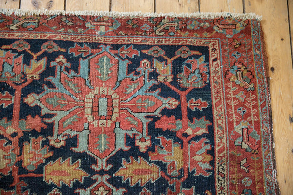 3.5x4.5 Vintage Fine Heriz Square Rug // ONH Item 5927 Image 5