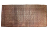 Antique Malayer carpet with allover boteh design, mostly even wear, 6'3