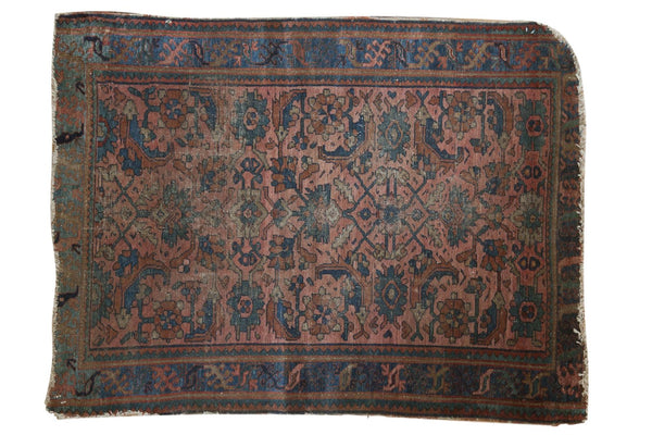 3'4" x 4'6" Vintage Lilihan Square Rug / Item 5932 image 1