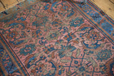 Oversized Herati motif with dusty rose, sky blue, and mallard green abrash.