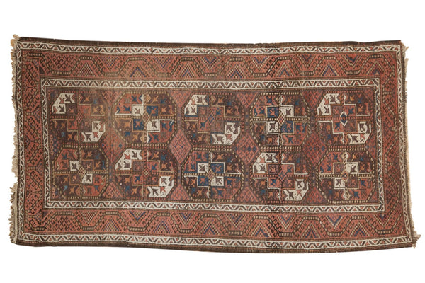 3'3" x 5'11" Vintage Belouch Rug Runner / Item 5933 image 1