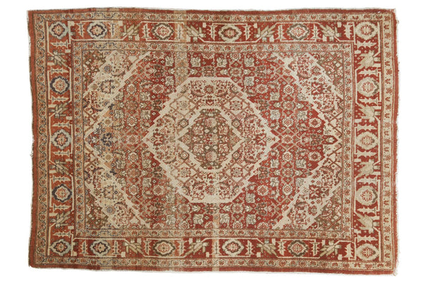 4x5.5 Vintage Tabriz Rug // ONH Item 5943