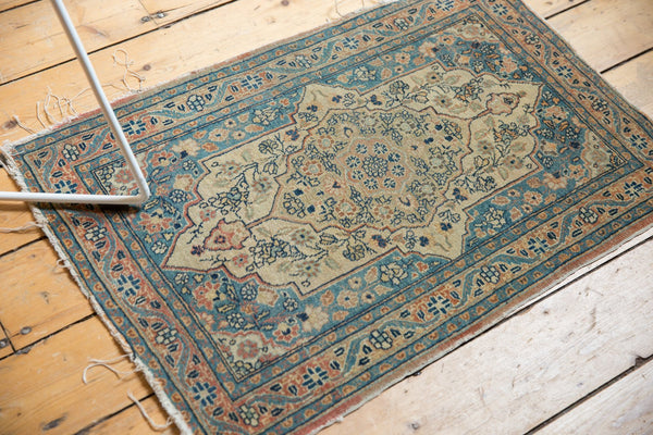 2x3 Antique Haji Jalili Tabriz Rug Mat // ONH Item 5944 Image 4