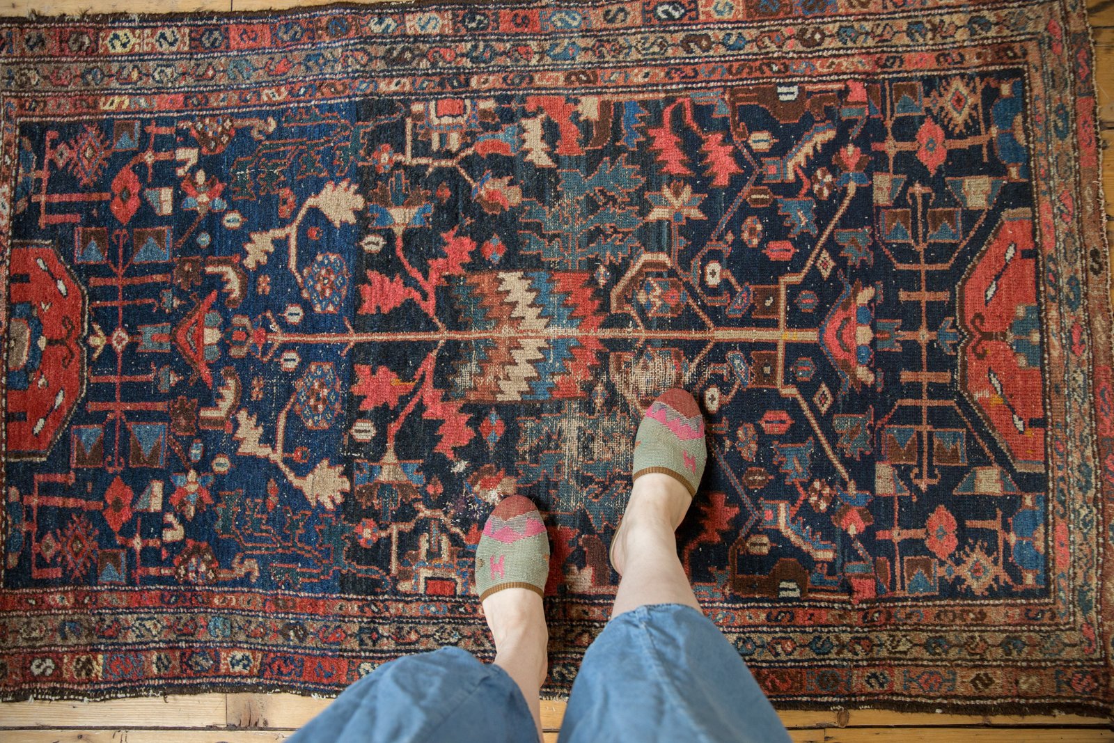 3.5x5.5 Vintage Hamadan Rug // ONH Item 5952 Image 1