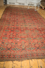 Antique Tattered Beshir Carpet