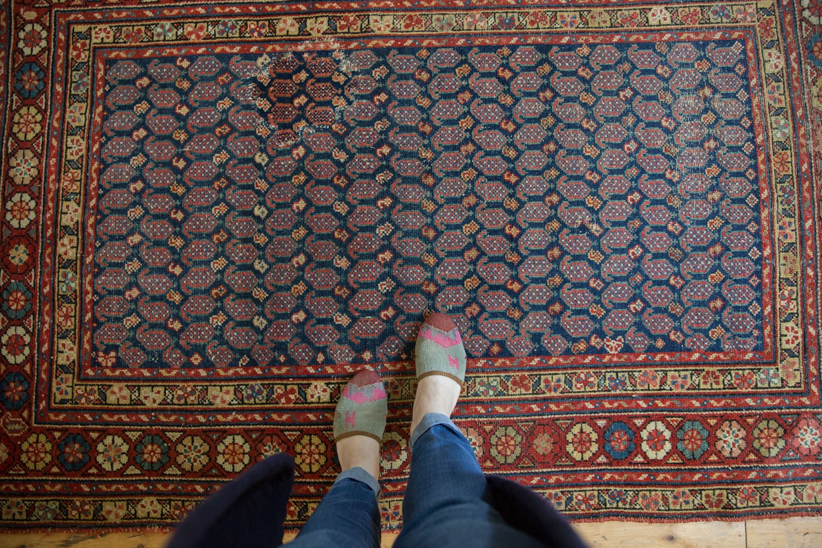  Vintage Northwest Persian Rug / Item 5957 image 2