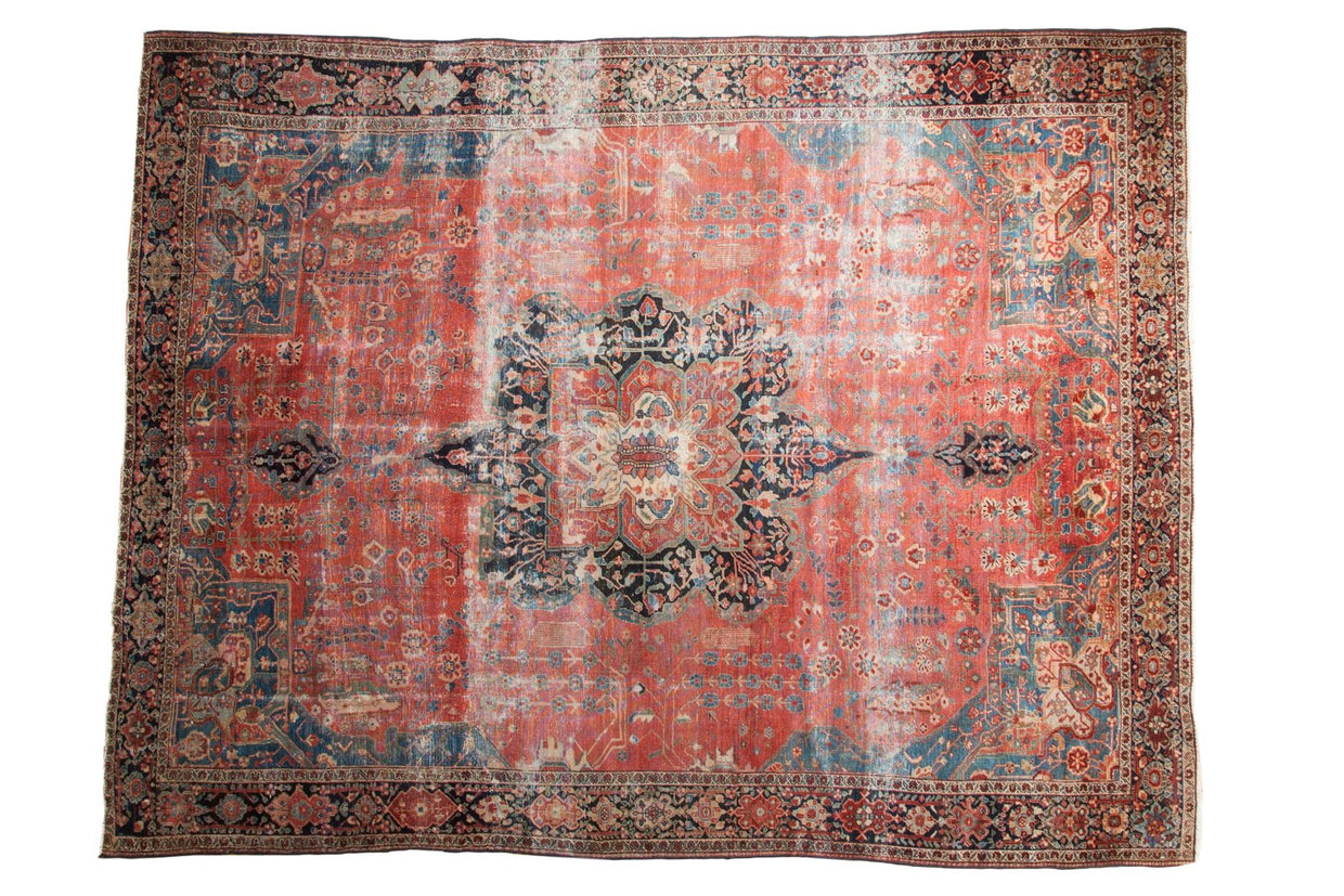 7x9 Antique Farahan Sarouk Carpet // ONH Item 5961
