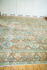 Distressed Baktiari carpet with 
