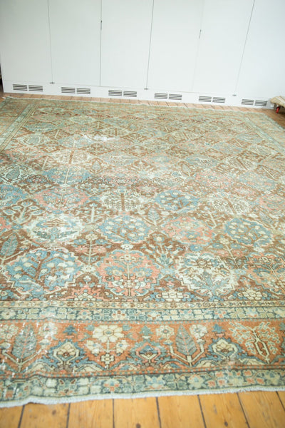 12x13.5 Vintage Distressed Baktiari Square Carpet // ONH Item 5965 Image 14