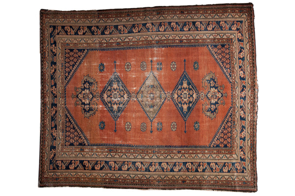 5x6 Vintage Malayer Square Rug // ONH Item 5969