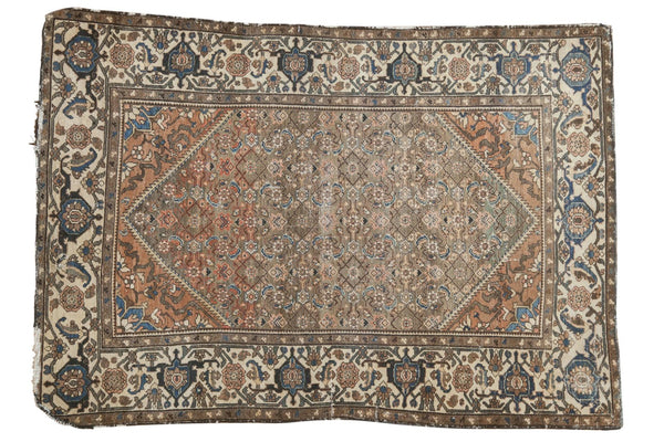 4'5" x 6'4" Vintage Distressed Malayer Rug / Item 5971 image 1