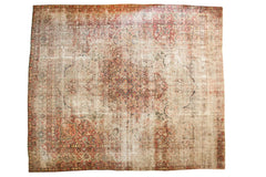 10.5x12 Antique Dilmaghani Kerman Square Carpet // ONH Item 5974